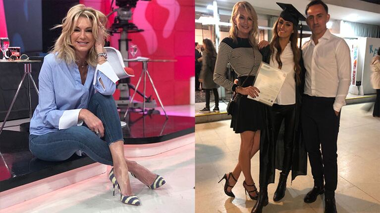 Yanina se mostró orgullosa por el logro de su hija.