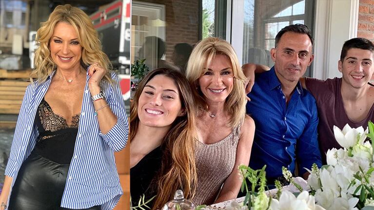 Yanina y Diego festejaron sus bodas de plata en familia.