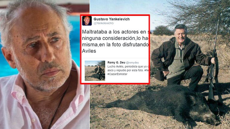 Yankelevich recordó una polémica foto de Lucho Avilés. (Foto: Twitter)