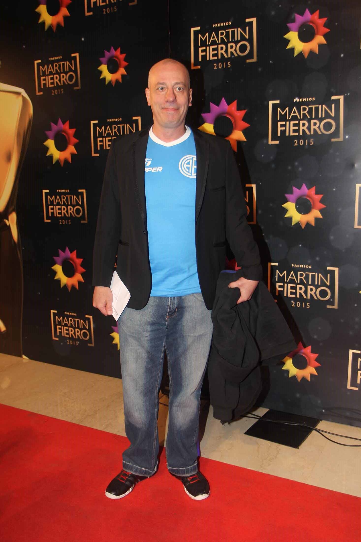 Yayo Guridi en los Martín Fierro 2015 (Foto: Movilpress- Ciudad.com). 