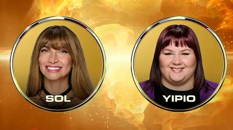Yipio y Sol, las finalistas de Gran Hermano Generación Dorada (Foto: captura Telefe)