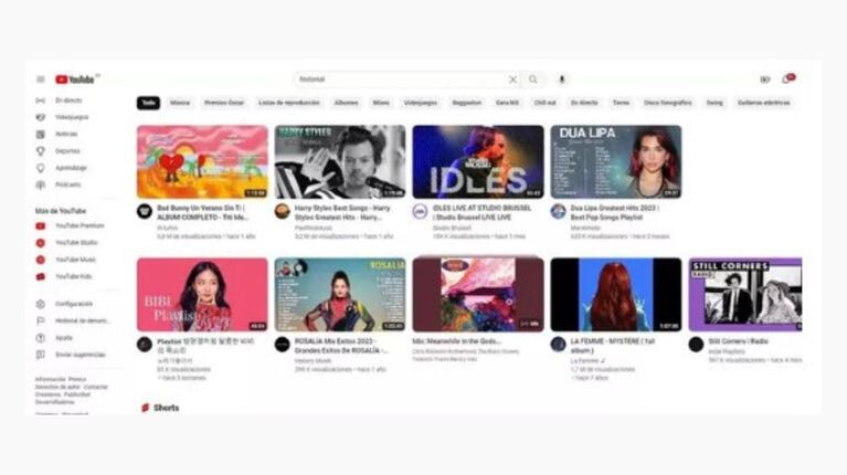 YouTube deja de recomendar contenido al cerrar sesión en la plataforma