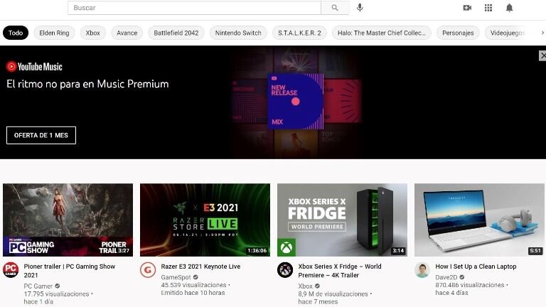 YouTube prohíbe anuncios de apuestas, contenido político y alcohol en su página de inicio. Foto:DPA. 
