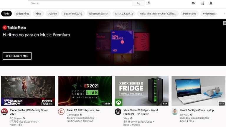YouTube prohíbe anuncios de apuestas, contenido político y alcohol en su página de inicio. Foto:DPA. 