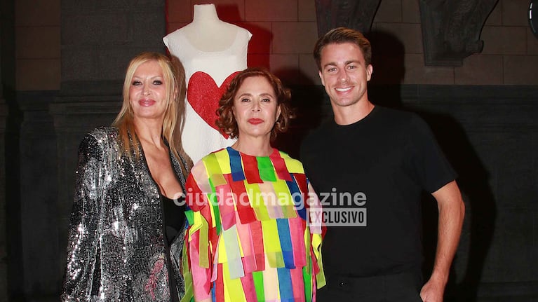 Yuyito González, Agatha Ruiz de la Prada y Stefano di Aloy. (Foto: Foto: Movilpress)