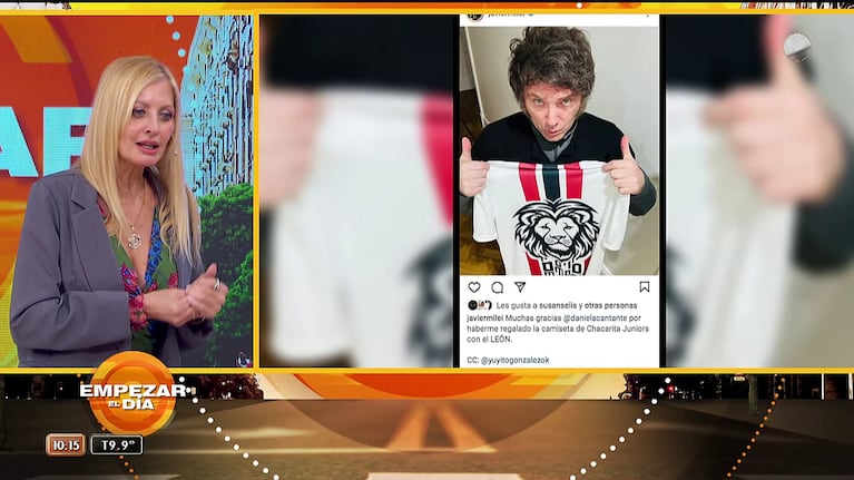 Yuyito González habló de Javier Milei en Empezar el Día.