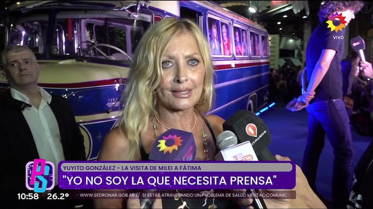 Yuyito González habló en Puro Show (Foto: captura de eltrece).