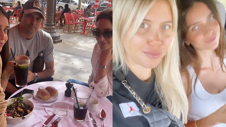 Zaira compartió su cita con Wanda Nara en uno de los lugares más emblemáticos de París.