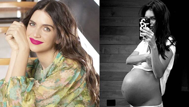 Zaira está en la recta final de su embarazo.