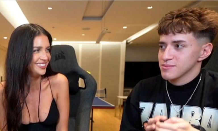 Zaira Nara con Bauleti.