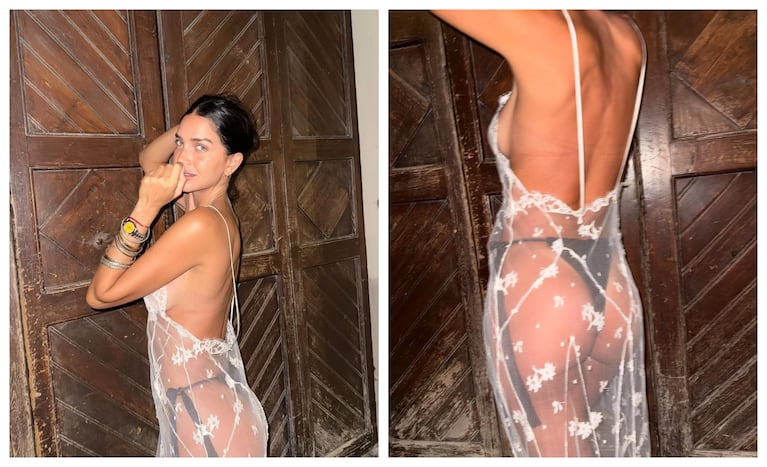 Zaira Nara deslumbró con un vestido traslúcido en Ibiza | Créditos: Instagram @zaira.nara