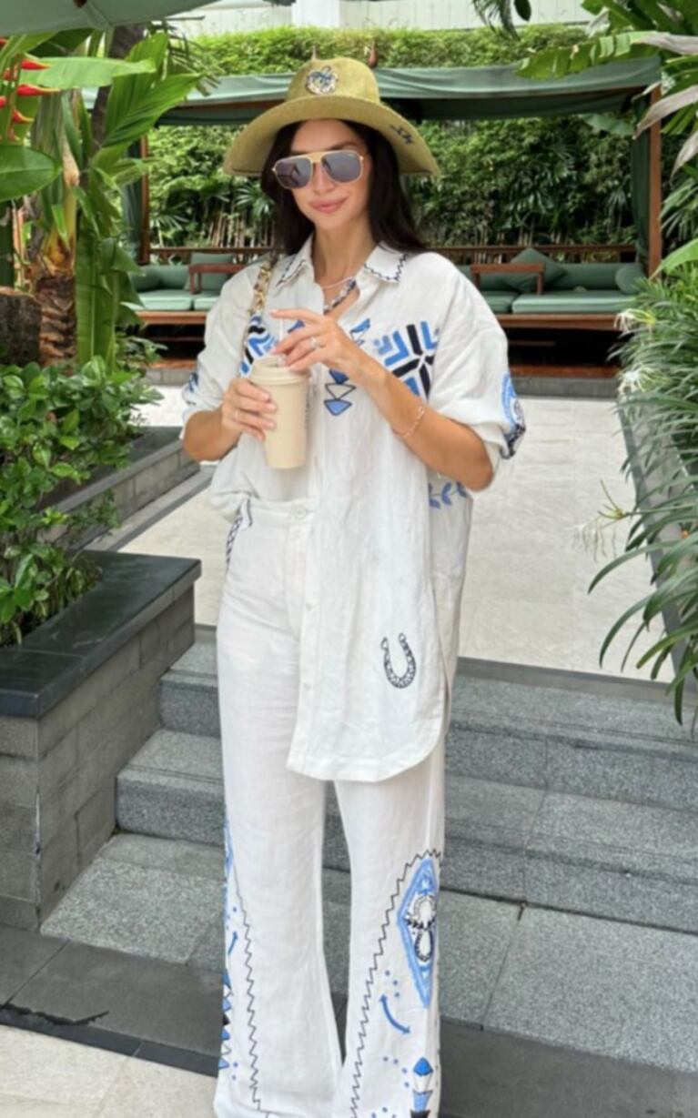 Zaira Nara eligió el estilo boho chic para pasear por Tailandia: las fotos de sus mejores looks