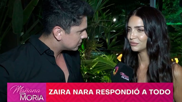 Zaira Nara habló de la China Suárez  (captura de eltrece)