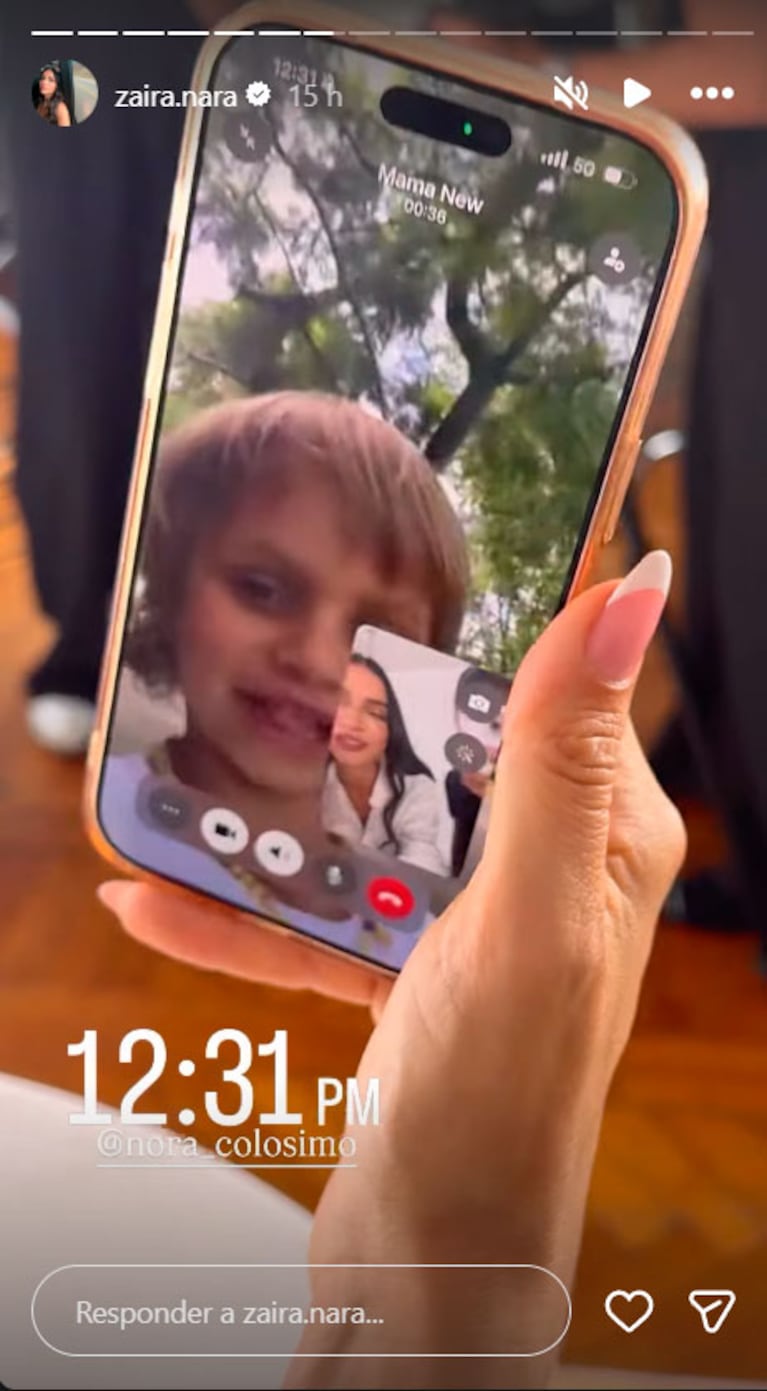 Zaira Nara, hora a hora mientras Paula Chaves estallaba de furia en su contra (Foto de Instagram)