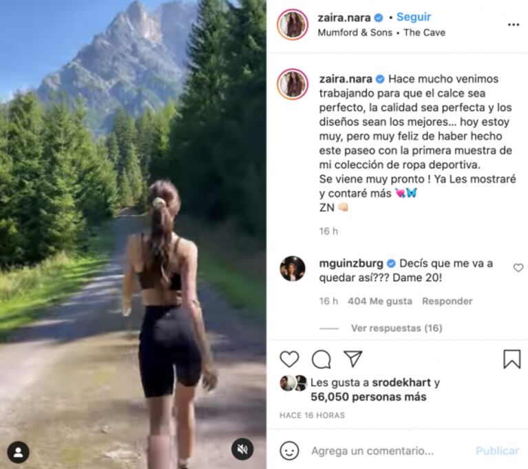 Zaira Nara lanzó su nuevo proyecto fashion y cautivó con su figura: "Calce perfecto"