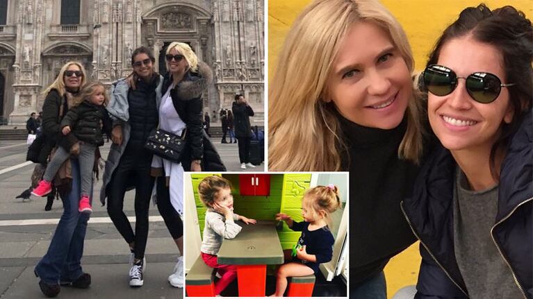Zaira Nara, Malaika y su mamá se fueron de vacaciones a Italia para ver a Wanda: ¡mirá las fotos!