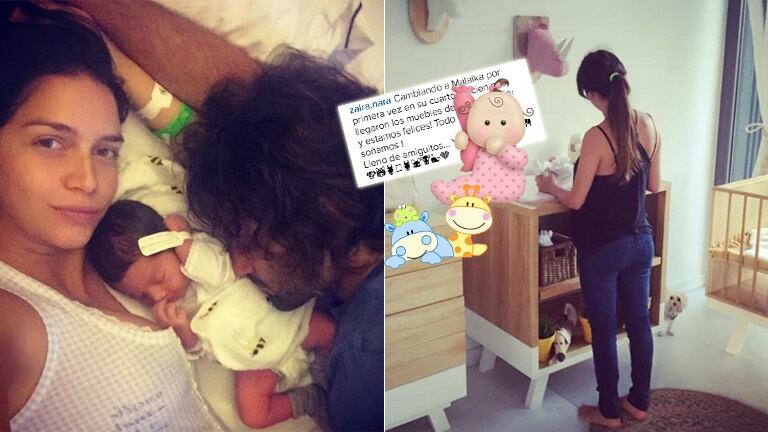 Zaira Nara mostró el bello cuarto de su hija. Foto: Instagram.
