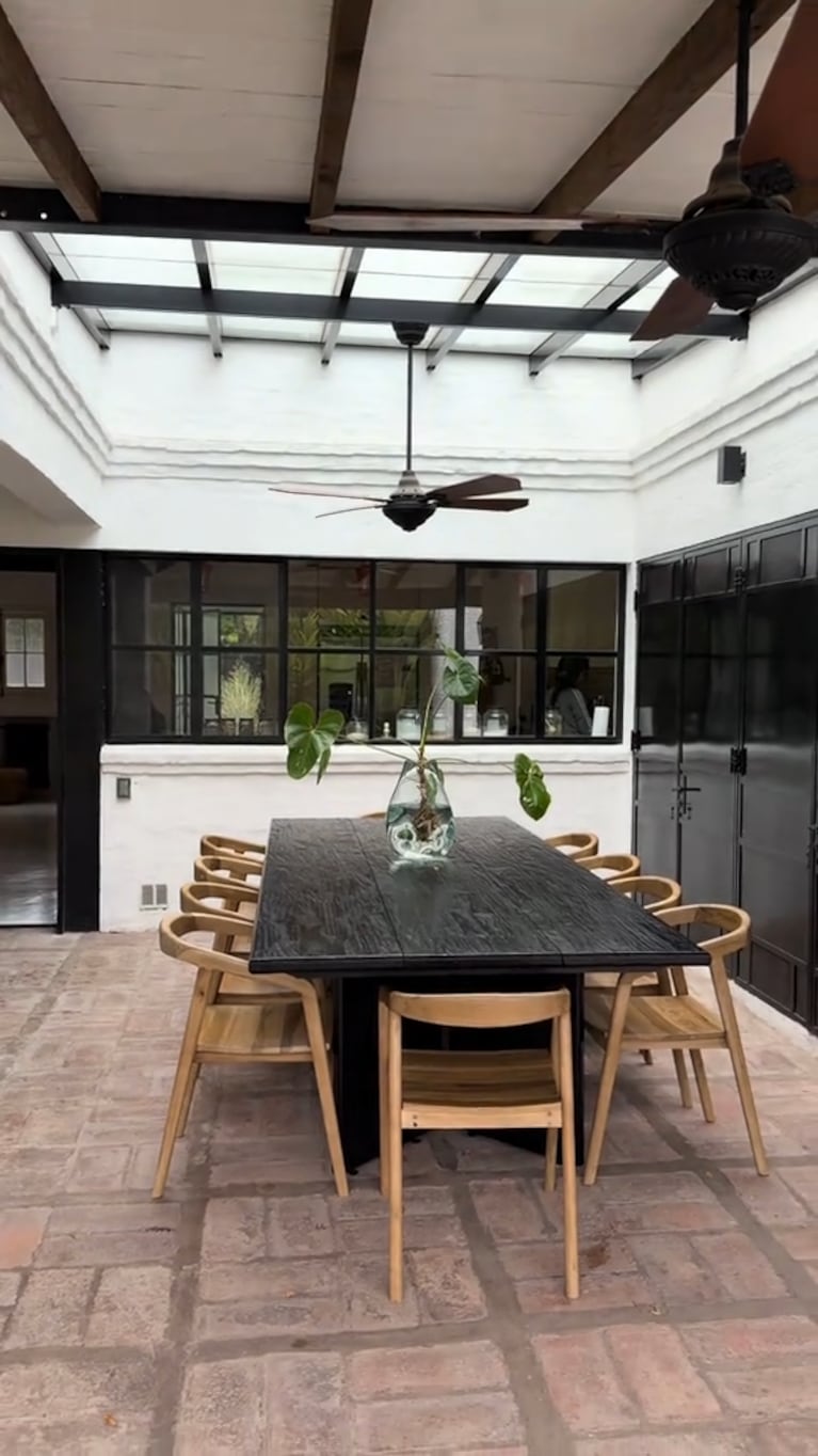 Zaira Nara mostró la galería de su casa y sorprendió con los cambios (captura de Tik Tok de Zaira Nara)