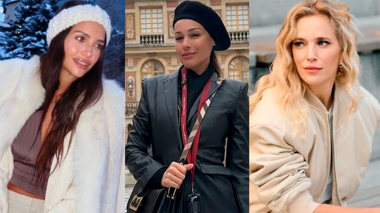 Zaira Nara, Pampita y Luisana Lopilato se suman a la tendencia Quiet Luxury 2026 (Fotos: Instagram).