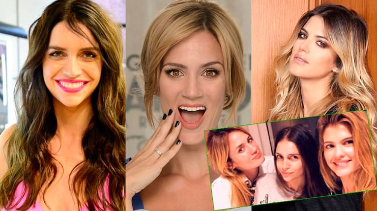 Zaira Nara, Paula Chaves y Mery del Cerro en un divertido ida y vuelta. 
