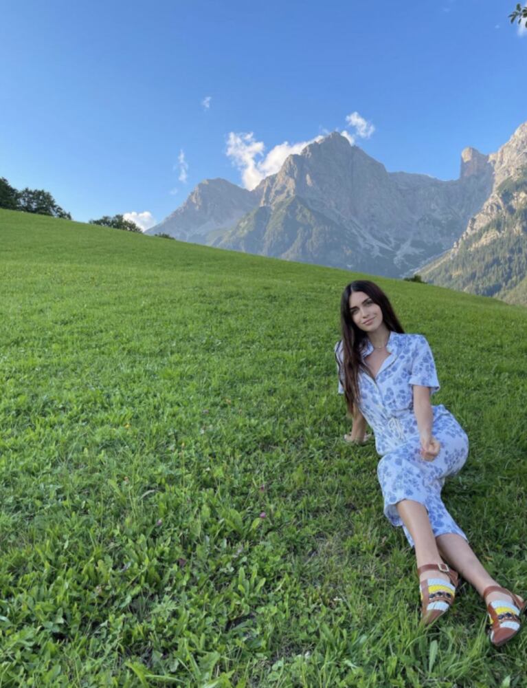 Zaira Nara posó con sus hijos en los escenarios naturales de La novicia rebelde: "En el paraíso"