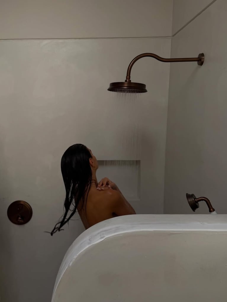 Zaira Nara renovó la grifería de su casa (Fotos de Instagram)