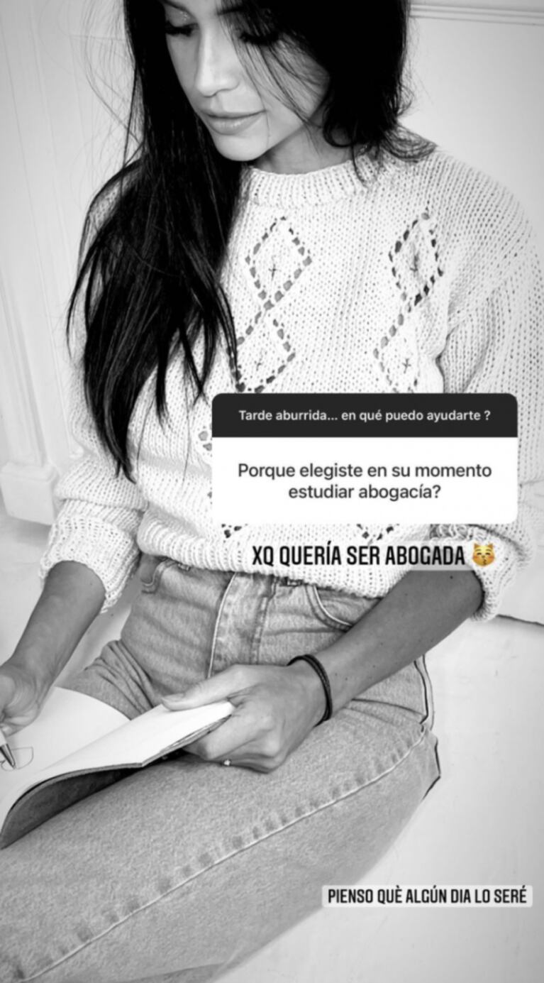 Zaira Nara reveló cuál es su cuenta pendiente: "No pude terminar la carrera de abogacía"
