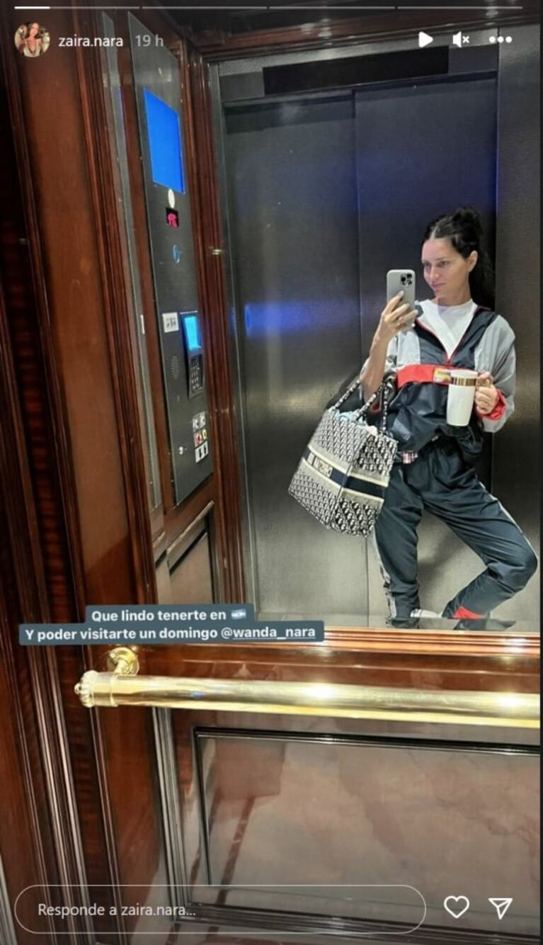 Zaira Nara reveló qué es lo que más le gusta hacer con Wanda en Argentina