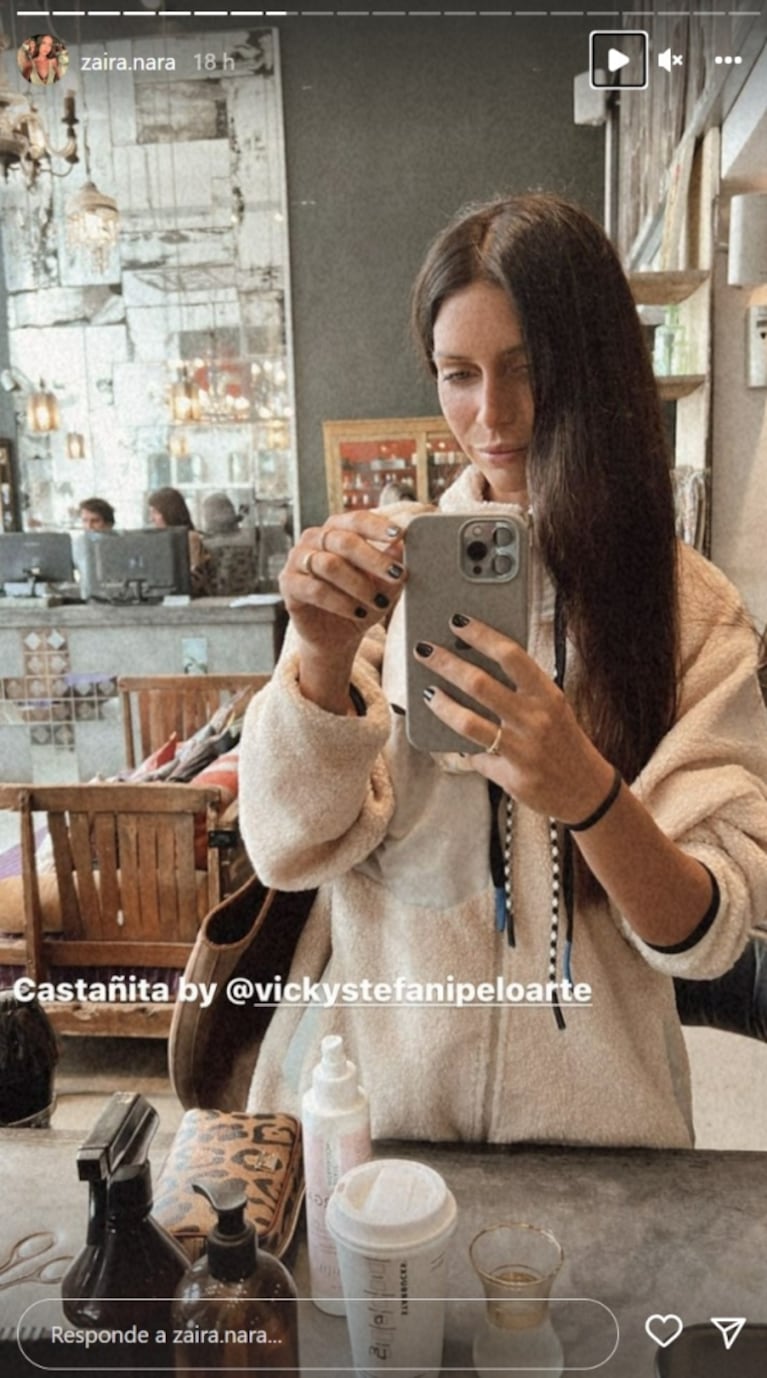 Zaira Nara se hizo un drástico cambio de look y mostró el resultado