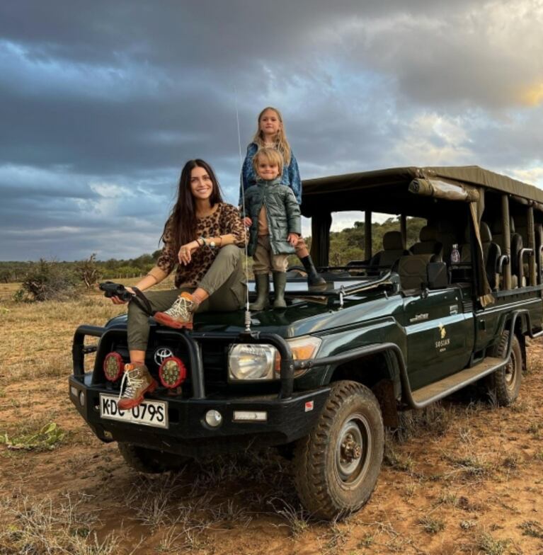 Zaira Nara se reencontró con Jakob von Plessen: sus increíbles vacaciones familiares en África 
