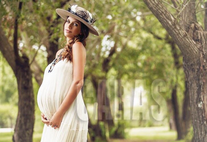 Zaira Nara, súper diosa a días de dar a luz a su primera hija con Jakob von Plessen. Foto: revista Caras