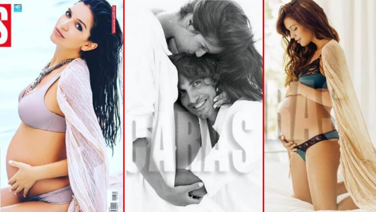 Zaira Nara, súper diosa a días de dar a luz a su primera hija con Jakob von Plessen. Fotos: revista Caras