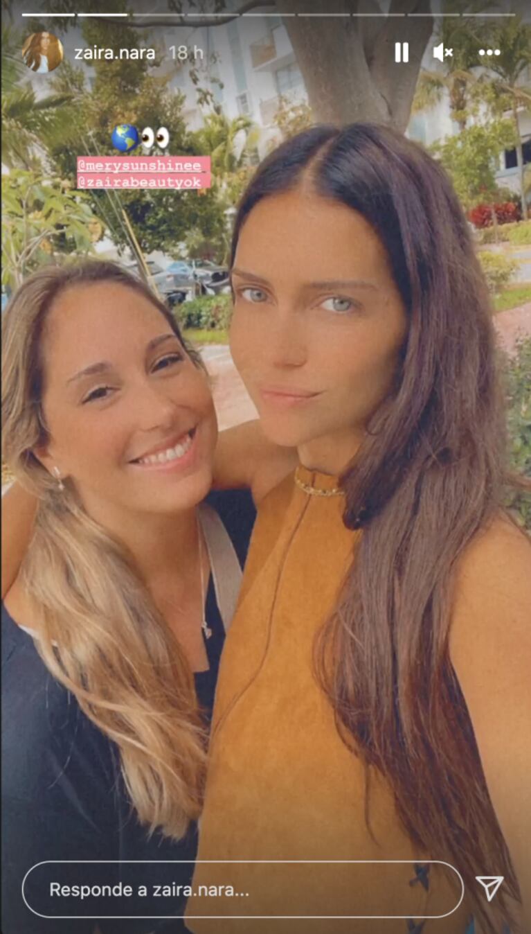 Zaira Nara viajó a Miami con sus amigas: las postales de sus días de relax