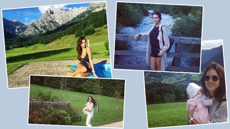 Zaira Nara viajó con Malaika a Austria (Foto: Instagram)