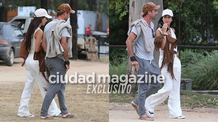 Zaira Nara y Facundo Pieres en Punta del Este (Fotos: GM Press). 