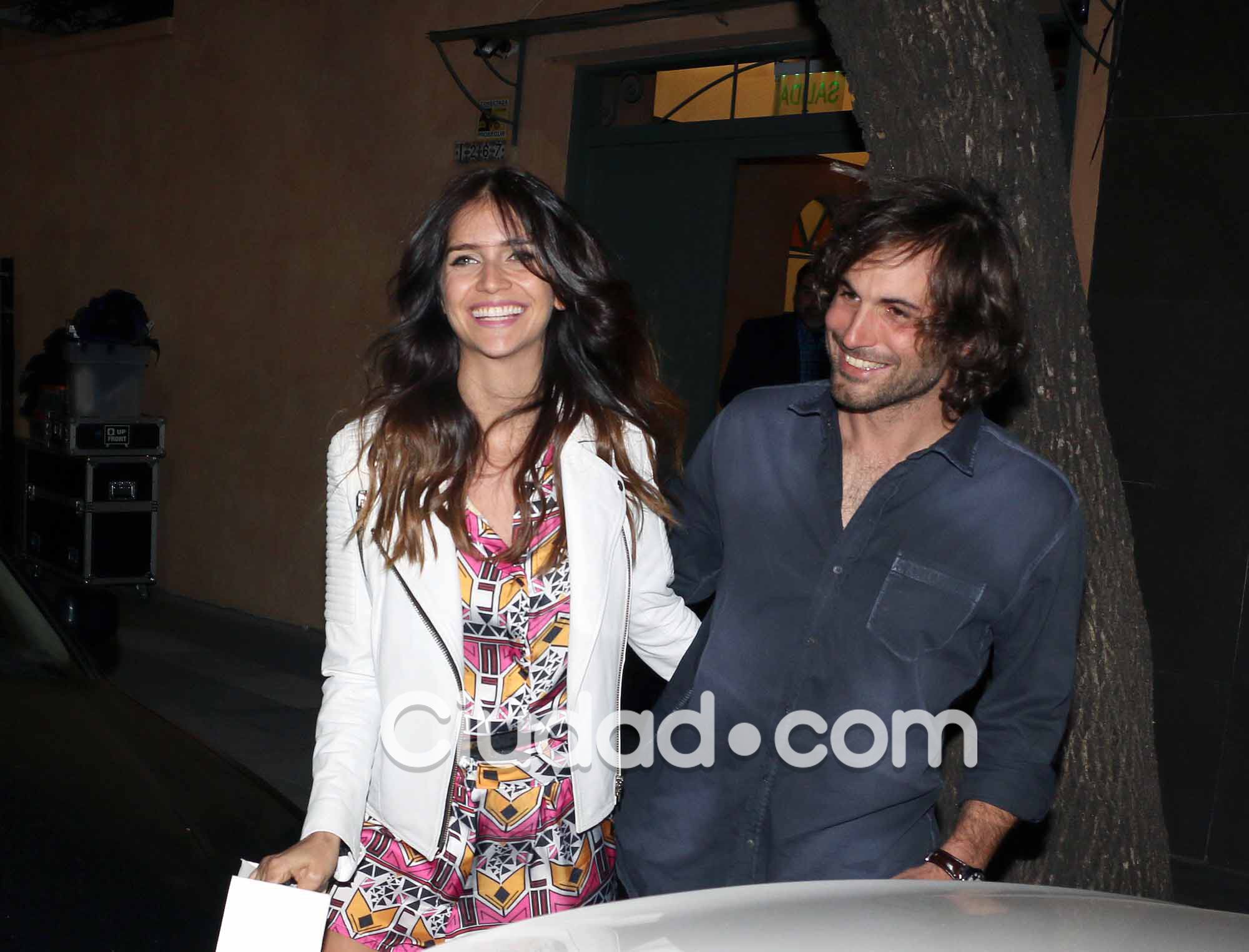 Zaira Nara y Jakob Von Plessen, en el fin de fiesta. (Foto: Movilpress-Ciudad.com)