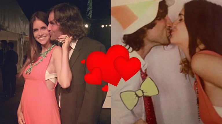 Zaira Nara y Jakob Von Plessen, re enamorados en un casamiento (Fotos: Instagram). 