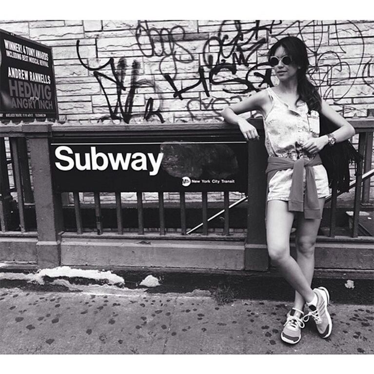 Zaira Nara y Pico Mónaco, en Nueva York (Foto: Instagram)