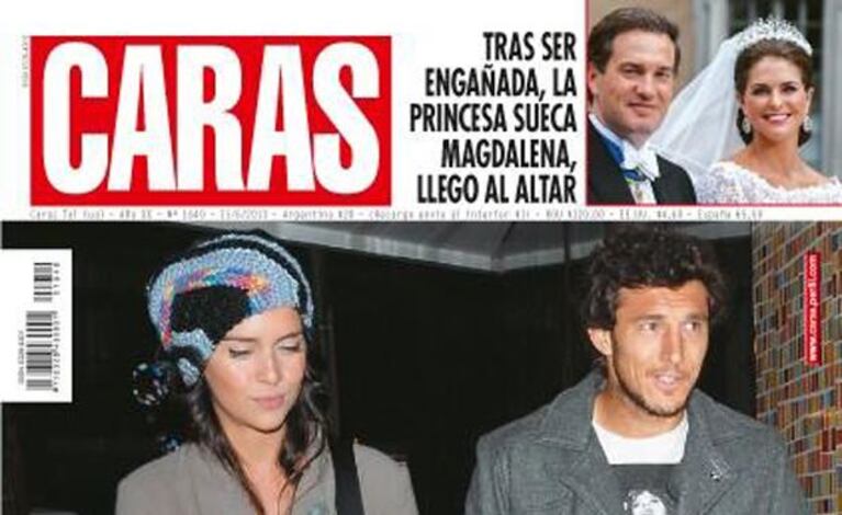 Zaira Nara y Pico Mónaco, juntos (Foto: revista Caras).