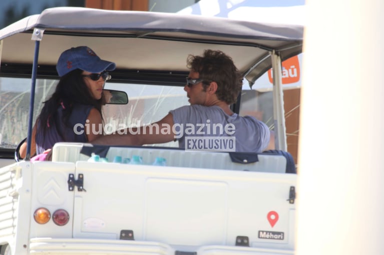 Zaira Nara y Robert Strom en Punta del Este (Foto: RS Fotos).
