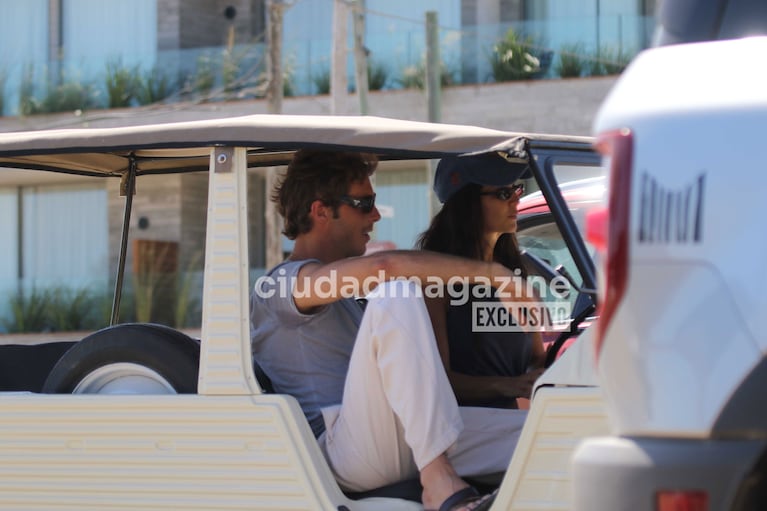 Zaira Nara y Robert Strom en Punta del Este (Foto: RS Fotos).