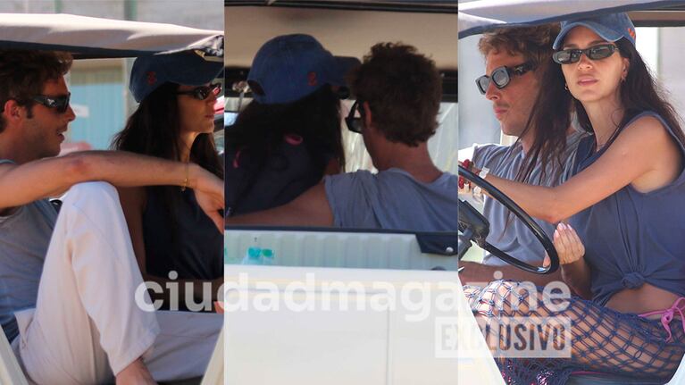 Zaira Nara y Robert Strom en Punta del Este (Fotos: RS Fotos).
