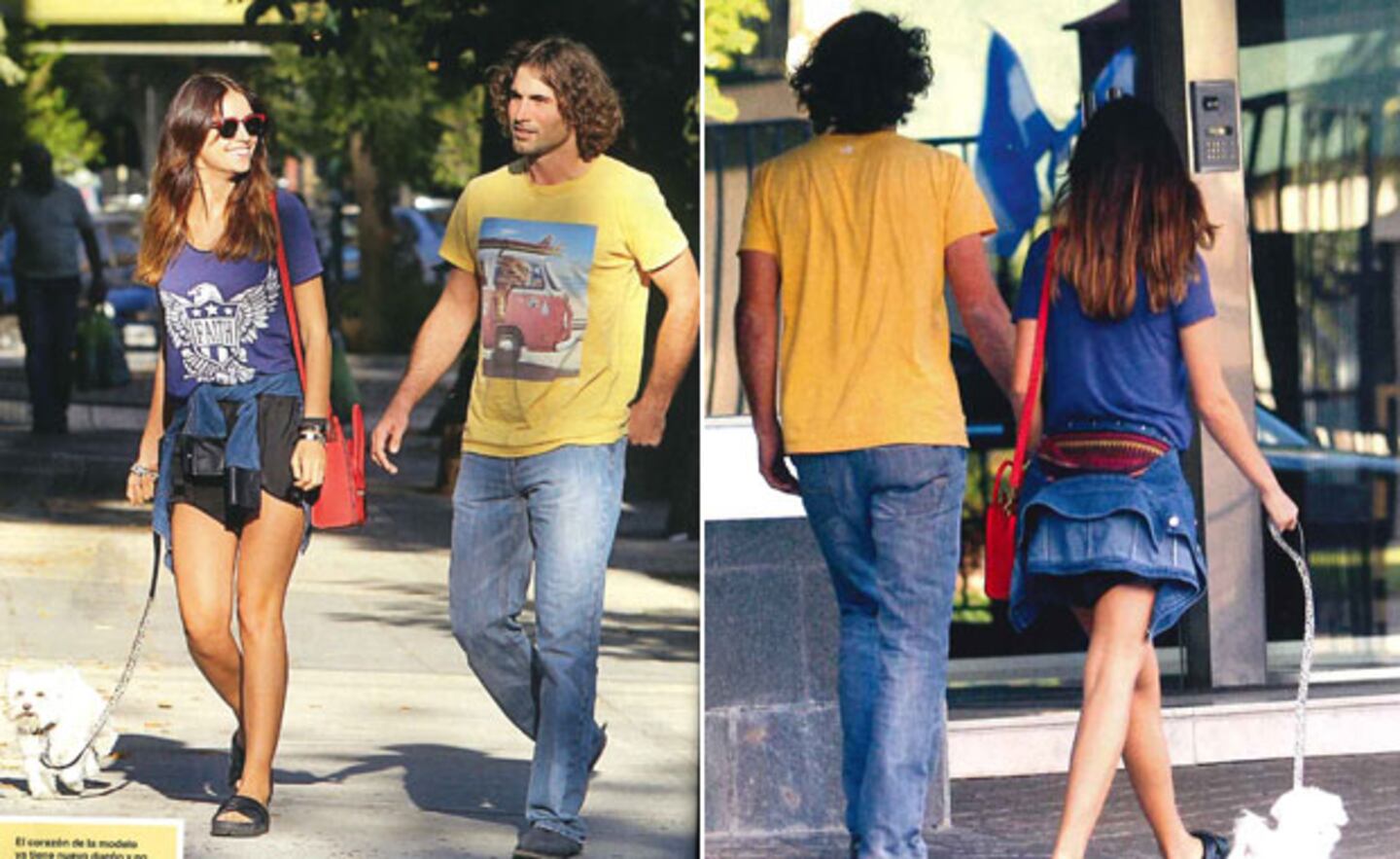 Zaira Nara y su nuevo novio (Foto: Movilpress/revista Caras)