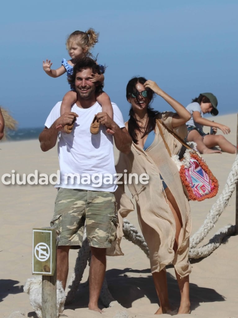 Zaira Nara y sus vacaciones familiares en Punta junto a Jakob y la pequeña Malaika 