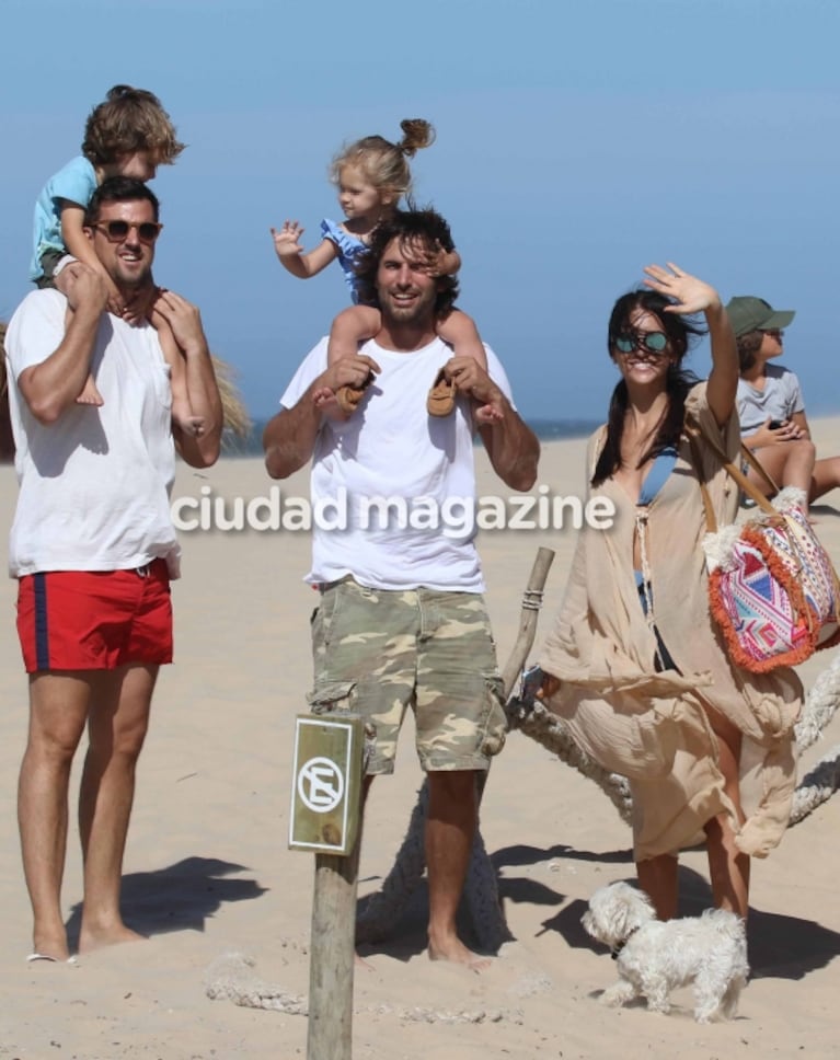 Zaira Nara y sus vacaciones familiares en Punta junto a Jakob y la pequeña Malaika 