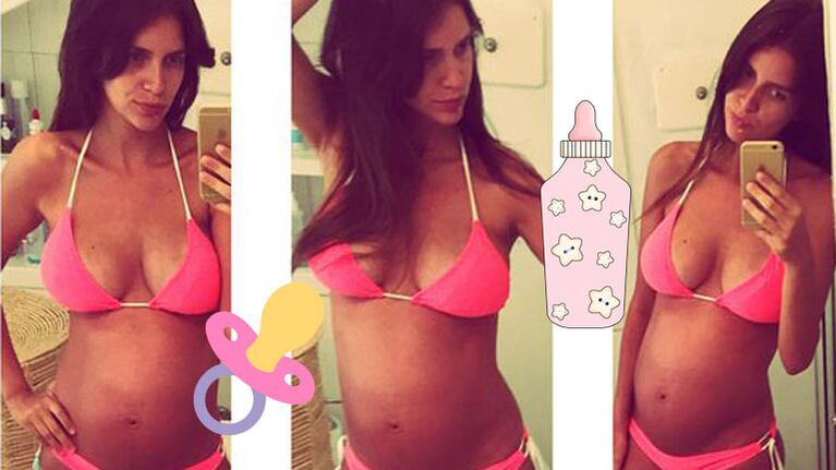 Zaira Nara y una hermosa selfie de su pancita en bikini (Foto: Instagram). 