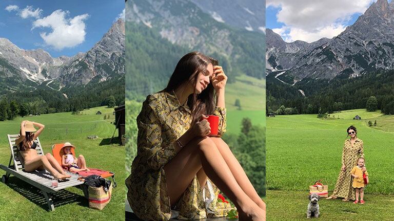 Zaira viajó a la tierra de su pareja, Austria.