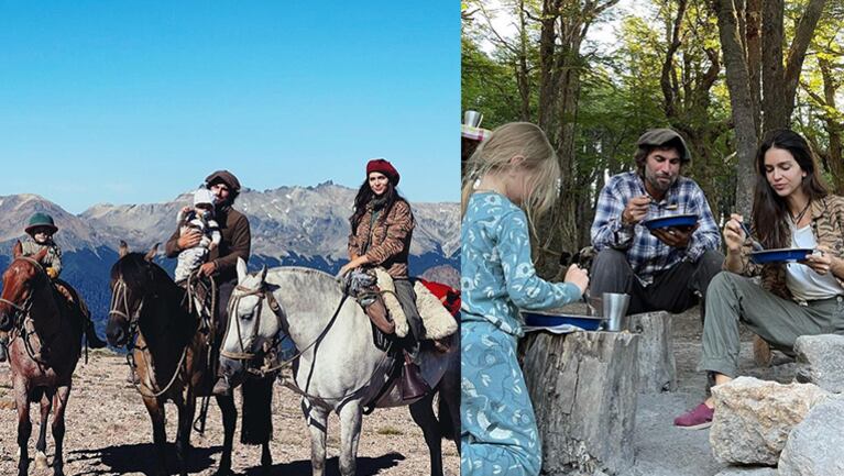 Zaira volvió a instalarse en la Patagonia argentina con su familia.