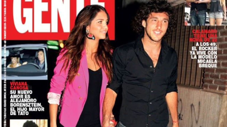 Zaira y Pico, de la mano. Romance confirmado. (Foto: revista Gente)
