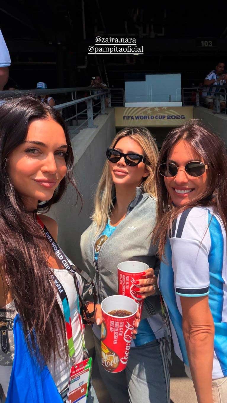 Zaira y Wanda Nara y Pampita en Nueva Jersey (Foto: Instagram @pampitaoficial)